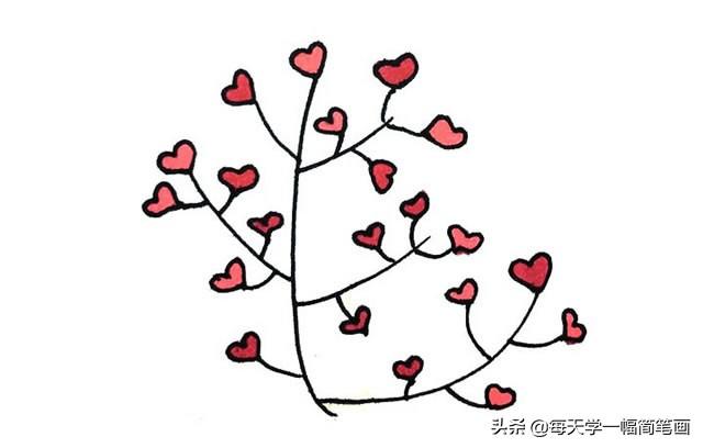 每天学一幅简笔画--创意树木简笔画图片大全-9.jpg