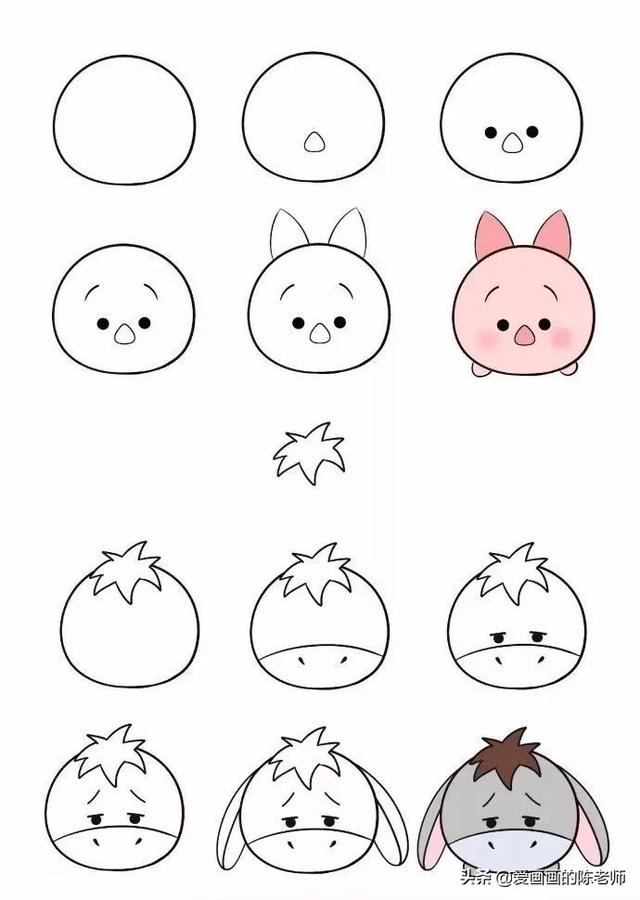 适合零基础画的简笔画，这些卡通形象你都认识吗？-6.jpg