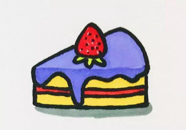 简笔画小课堂—简单好画马可笔的诱人的小蛋糕甜甜圈简笔画-13.jpg
