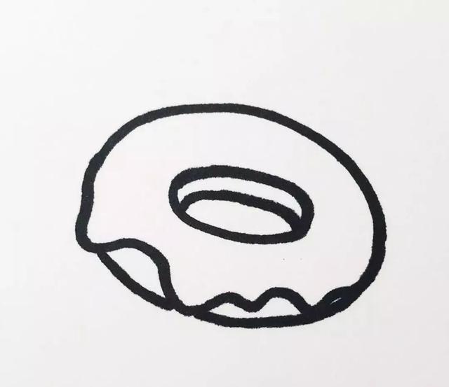 简笔画小课堂—简单好画马可笔的诱人的小蛋糕甜甜圈简笔画-27.jpg