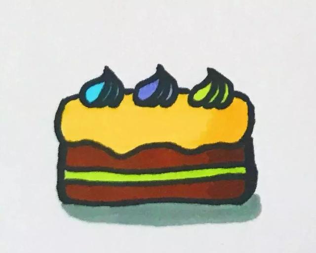 简笔画小课堂—简单好画马可笔的诱人的小蛋糕甜甜圈简笔画-38.jpg