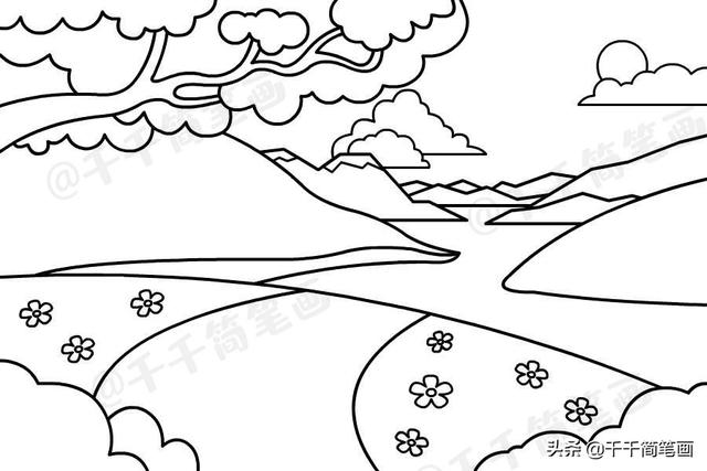 儿童春天风景画大全，好看易画，让孩子更了解大自然-30.jpg