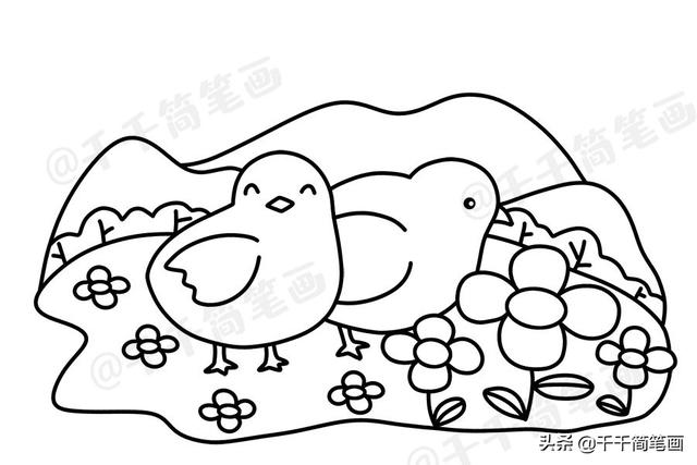 儿童春天风景画大全，好看易画，让孩子更了解大自然-32.jpg