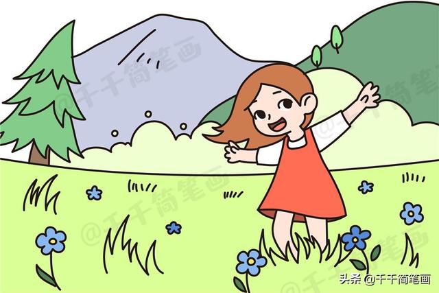 儿童春天风景画大全，好看易画，让孩子更了解大自然-37.jpg
