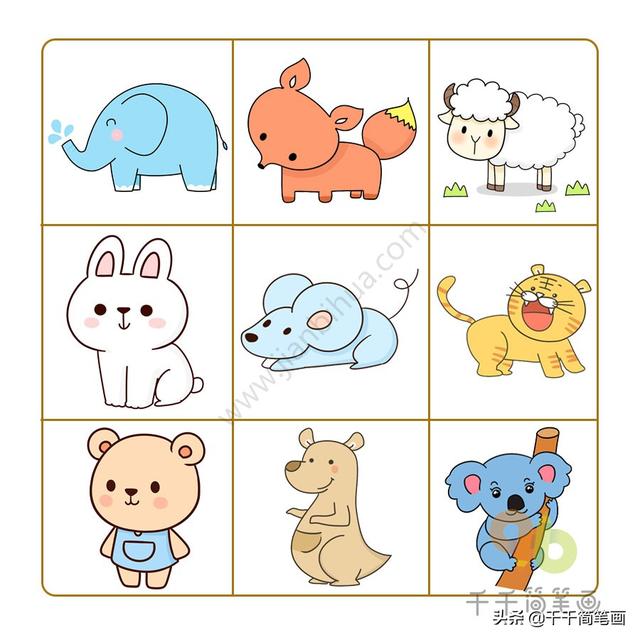 100+手帐素材简笔画，可爱又简单，喜欢的小可爱自己动手画一画-6.jpg
