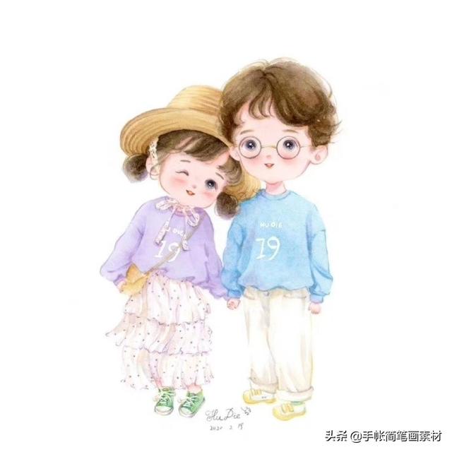 可爱的小朋友水彩小像~喜欢收藏-9.jpg
