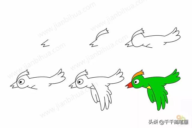 儿童简笔画：50组动物素材，简单易学，马住画起来！-37.jpg