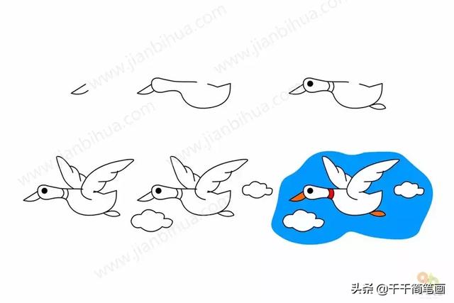 儿童简笔画：50组动物素材，简单易学，马住画起来！-34.jpg