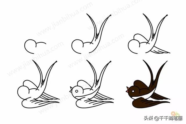 儿童简笔画：50组动物素材，简单易学，马住画起来！-36.jpg