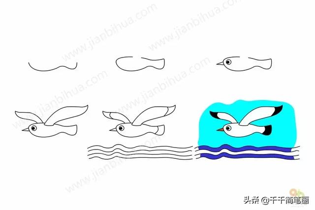 儿童简笔画：50组动物素材，简单易学，马住画起来！-40.jpg