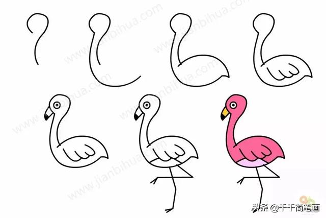 儿童简笔画：50组动物素材，简单易学，马住画起来！-50.jpg