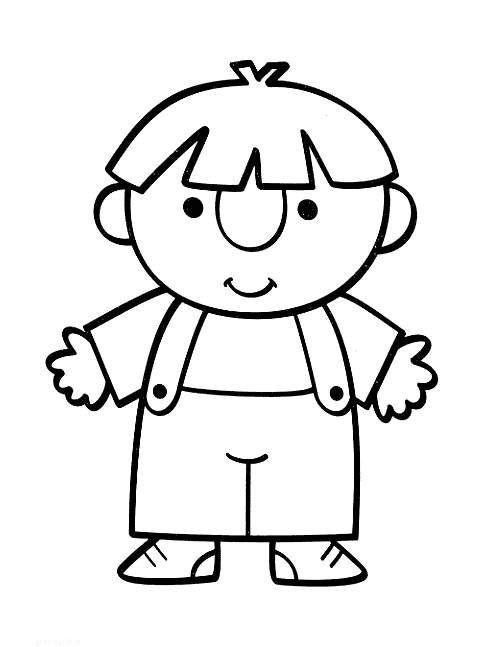 画一组可爱小男孩的简笔画，大人小孩都喜欢-8.jpg