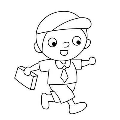 画一组可爱小男孩的简笔画，大人小孩都喜欢-7.jpg