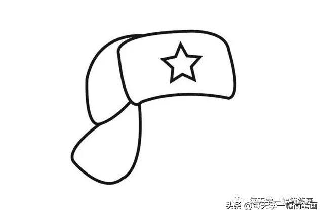 每天学一幅简笔画--雷锋简笔画图片大全-12.jpg