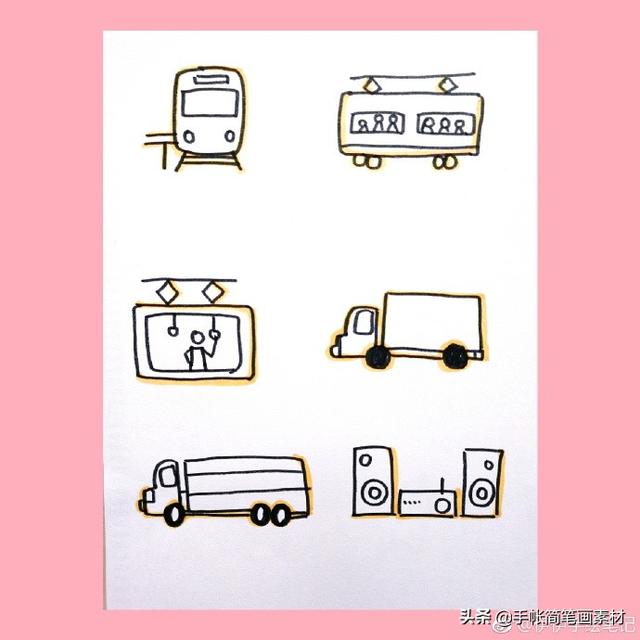 一大波手绘简笔画～视觉笔记小素材-4.jpg