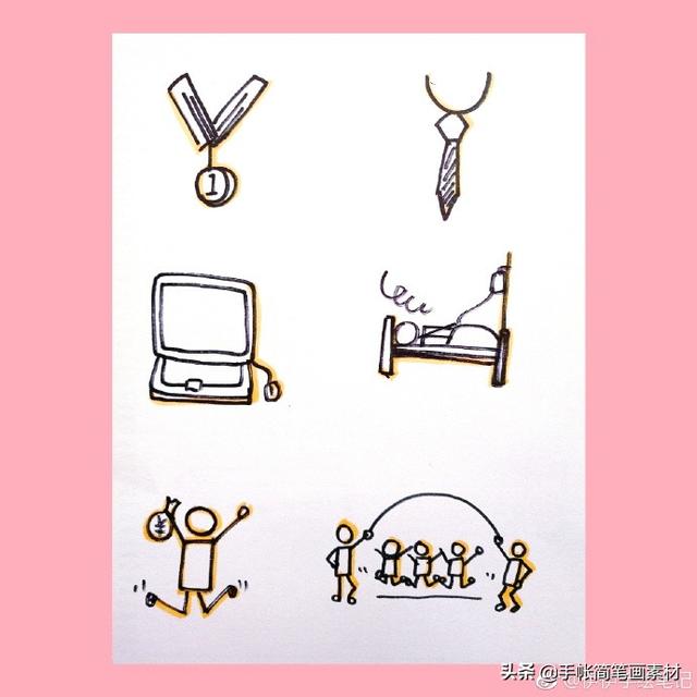 一大波手绘简笔画～视觉笔记小素材-5.jpg
