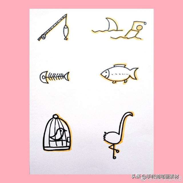 一大波手绘简笔画～视觉笔记小素材-8.jpg