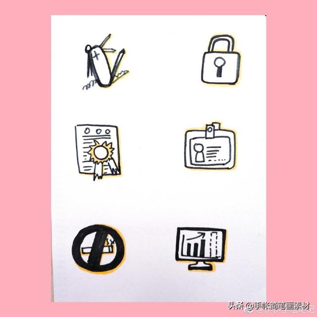 一大波手绘简笔画～视觉笔记小素材-7.jpg
