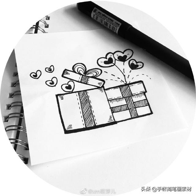 礼物简笔画素材~收藏备用-4.jpg