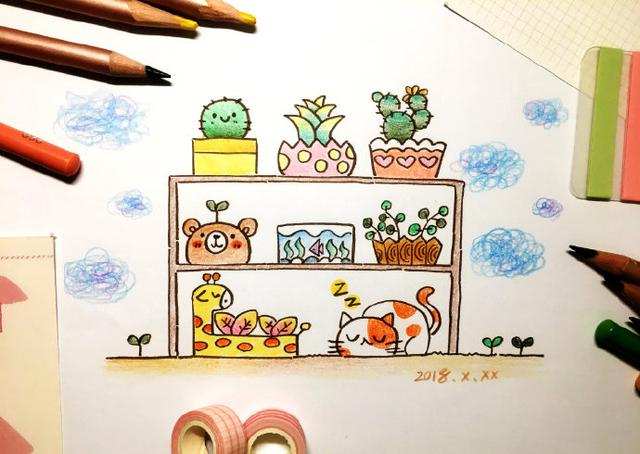 可爱彩铅简笔画小合集-4.jpg
