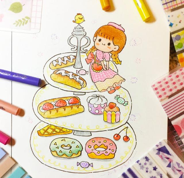 可爱彩铅简笔画小合集-8.jpg