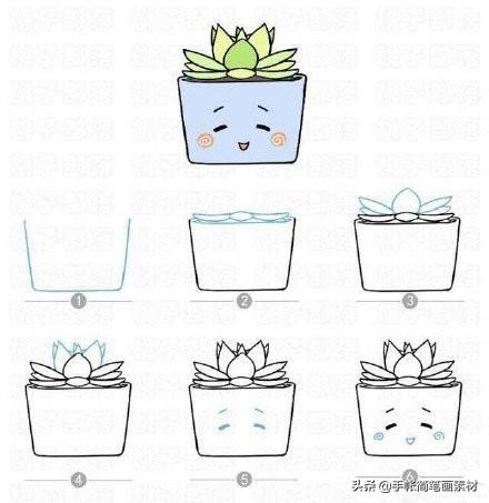 画一副盆栽简笔画，也可用于手抄报等手绘作业哦！-6.jpg