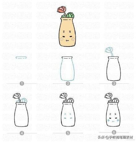 画一副盆栽简笔画，也可用于手抄报等手绘作业哦！-5.jpg