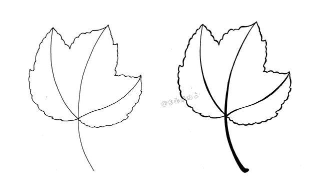 9款简笔画叶子，手残党福利，一支笔就可以画-14.jpg