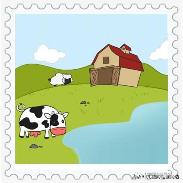 儿童简笔画精选-农场的绘画步骤-7.jpg