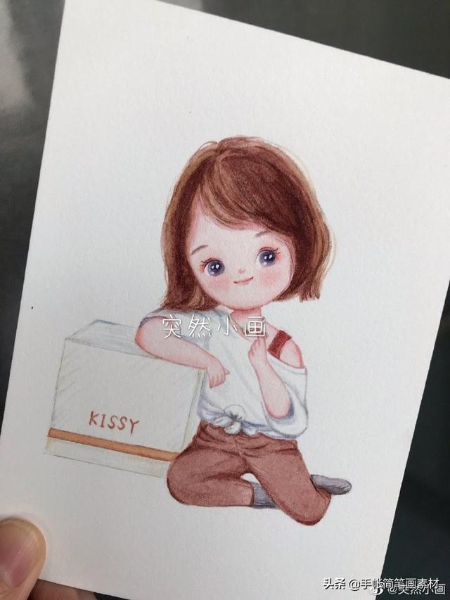 一组可爱的萌宝宝水彩插画~-8.jpg