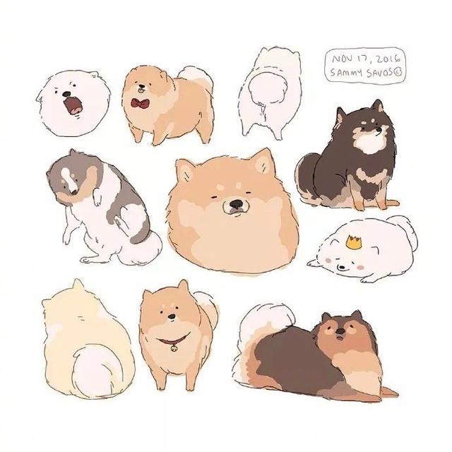 一组简单的动物插画设计，很适合孩子学习简笔画！-7.jpg