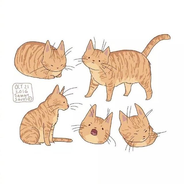一组简单的动物插画设计，很适合孩子学习简笔画！-9.jpg