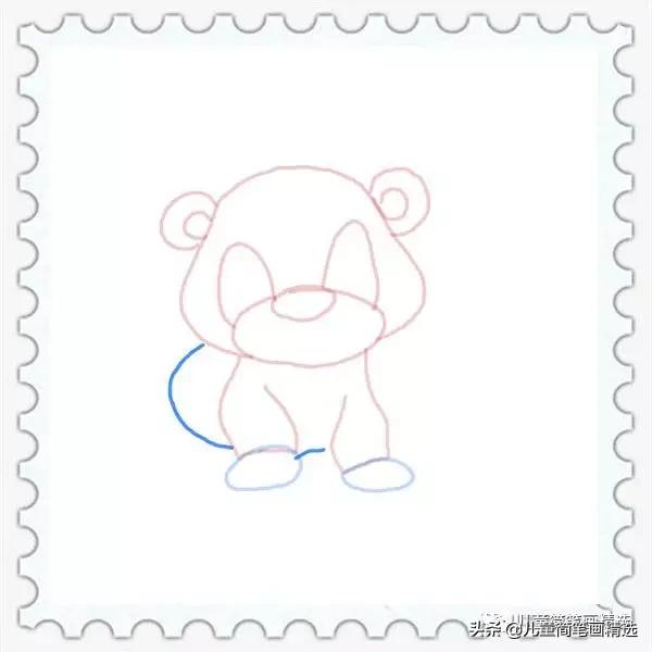 儿童简笔画精选【动物】-如何画一只可爱的小老虎-13.jpg