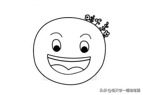 每天学一幅简笔画--可爱的月亮简笔画步骤画法-9.jpg