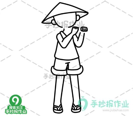 清明简笔画合集，清明时节雨纷纷，好看的牧童与黄牛简笔画来陪你-5.jpg