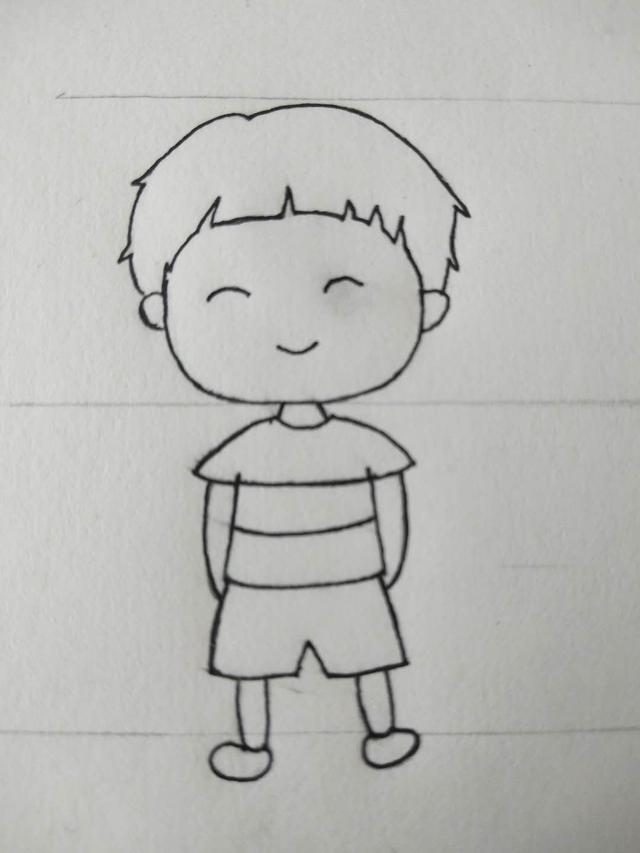 每日一练，小男生的简笔画-8.jpg