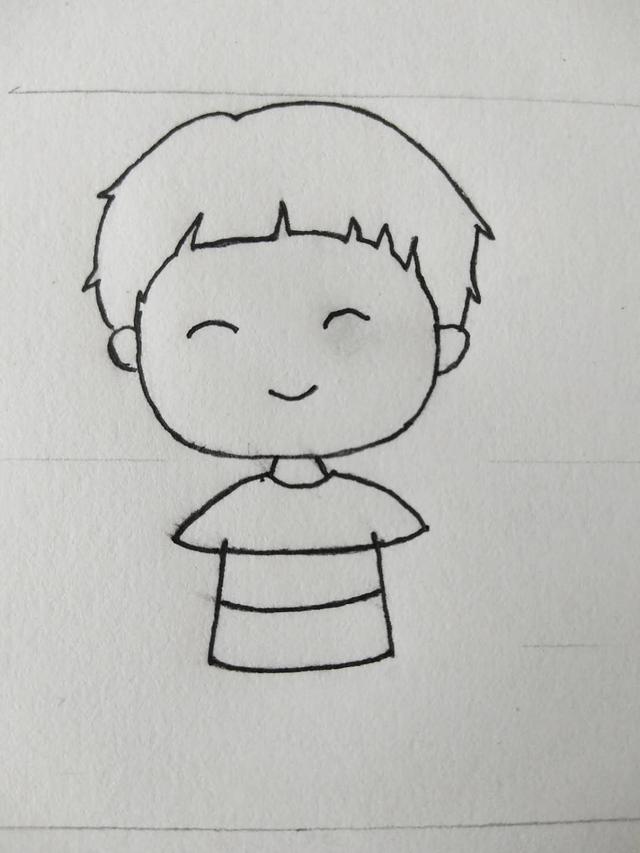 每日一练，小男生的简笔画-5.jpg