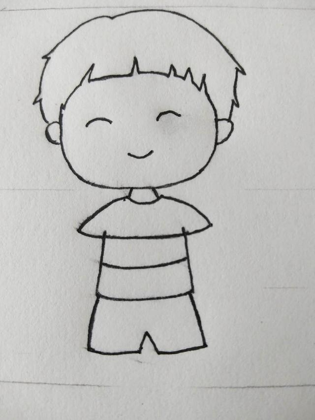 每日一练，小男生的简笔画-6.jpg