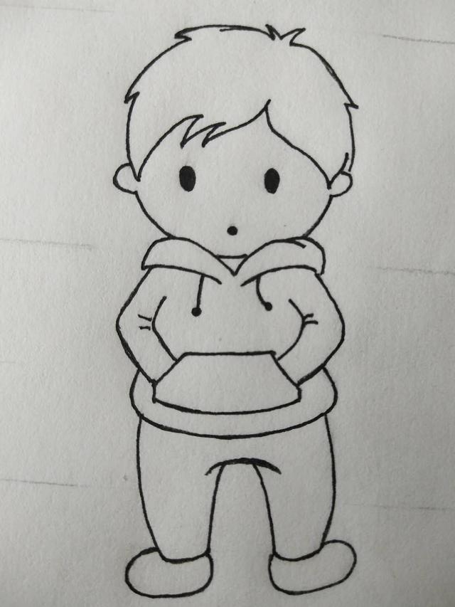 每日一练，小男生的简笔画-10.jpg