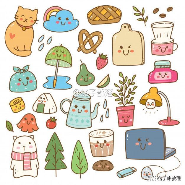 超级赞的一套简笔画图！ 作者:桃子部落 ? ??-5.jpg