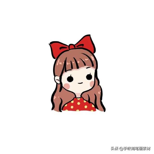 分享一组小清新简笔画头像~ 收藏备用哦~-4.jpg