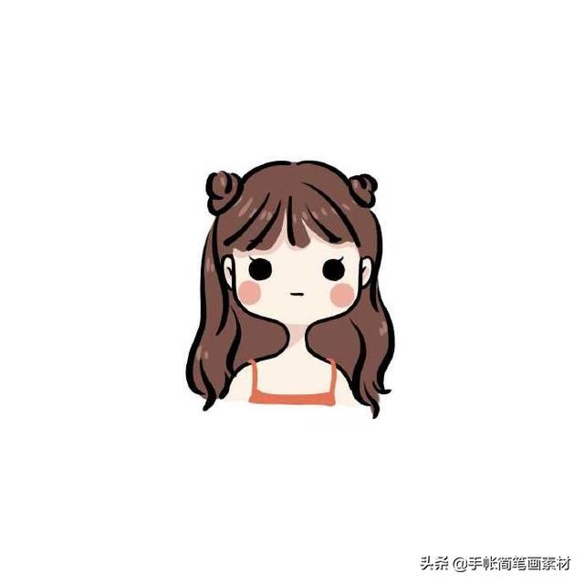 分享一组小清新简笔画头像~ 收藏备用哦~-5.jpg