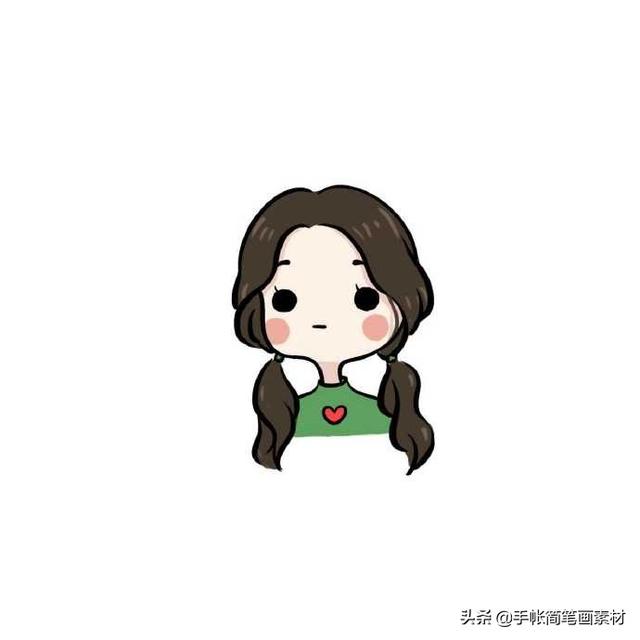 分享一组小清新简笔画头像~ 收藏备用哦~-8.jpg