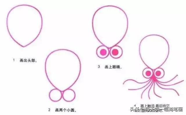 从海底生物、到动物，再到植物的简笔画大全，果断收藏！-23.jpg