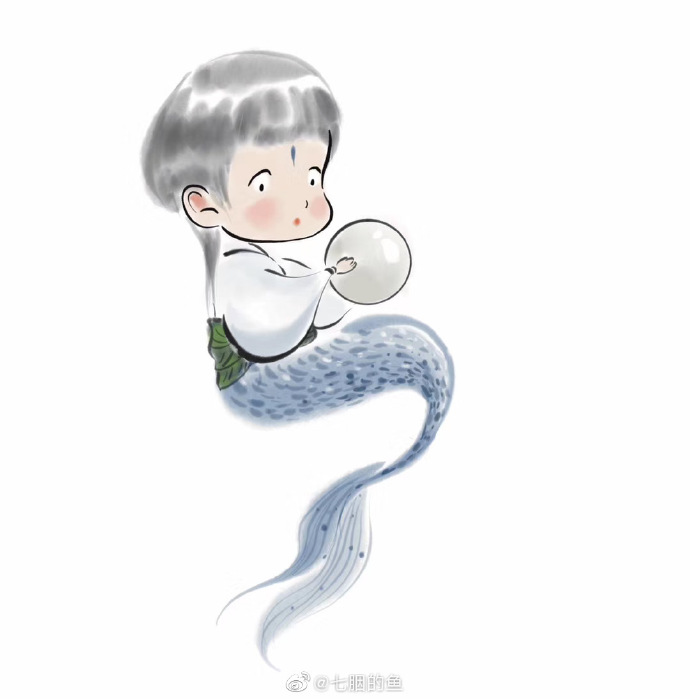 简笔画也很有国风韵味，一组古风Q版小可爱~-6.jpg