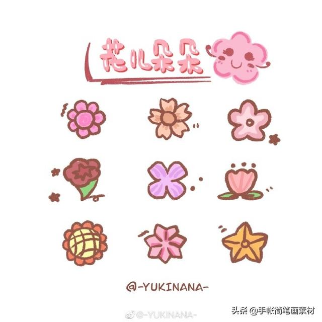 一组萌萌哒的涂鸦简笔画小素材~假期在家一画起来-6.jpg