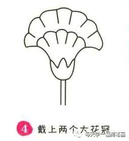 每天学一幅简笔画--鸡冠花简笔画画法步骤-4.jpg