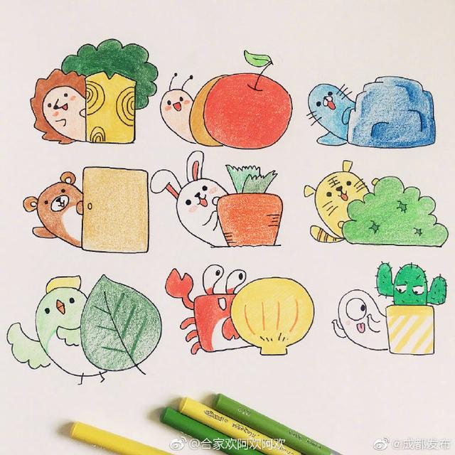 一大波有趣的简笔画稿，手绘、哄娃用得上-7.jpg