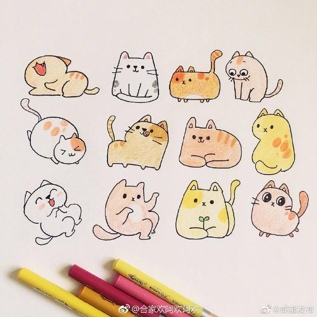 一大波有趣的简笔画稿，手绘、哄娃用得上-4.jpg