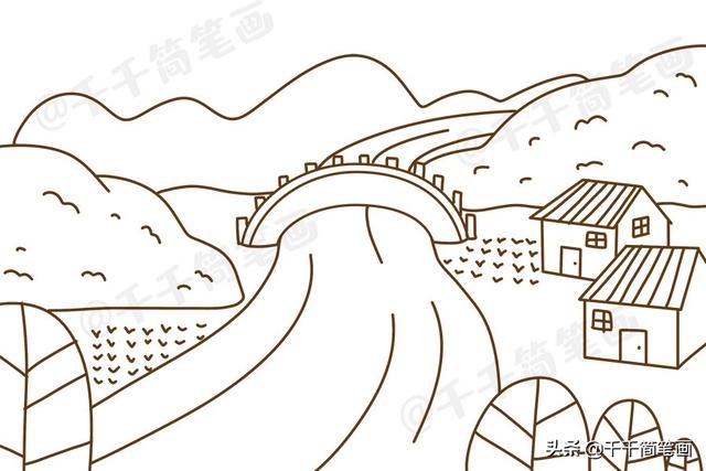 小学语文乡下人家配图怎么画，乡村小屋简笔画，家长快收藏-18.jpg